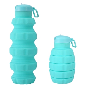 Botella de Agua con Camuflaje de <span class=keywords><strong>Granada</strong></span> |   Vaso Deportivo Plegable de Silicona Portátil |   Botella de Agua Deportiva Plegable de 500 ml - Product Image 6