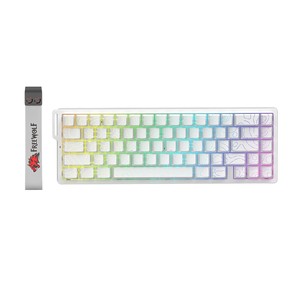 Freewolf F68 PRO Três Modo RGB Eixo Magnético Teclado Mecânico Linha De Contorno Com Fio 8K BT Sem Fio Teclado Eixo Magnético - Product Image 5