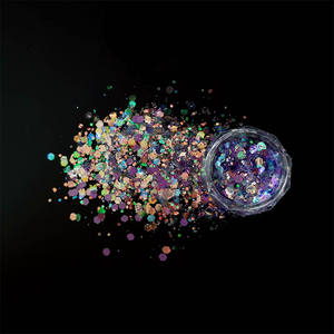 低最小起订量变色龙闪光混合尺寸变色亮片粉末定制包装 - Product Image 6