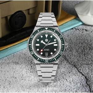 San Martin 41mm Men Diving <b>Watch</b> Integrated Case NH35 Automatic <b>Mechanical</b> <b>Watch</b> Original Design 200m Waterproof Sapphire SN0146 - Product Image 2