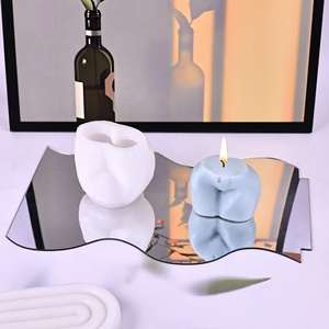 Early Riser Nuevo modelo <span class=keywords><strong>de</strong></span> accesorios <span class=keywords><strong>de</strong></span> modelo <span class=keywords><strong>de</strong></span> trasero <span class=keywords><strong>de</strong></span> <span class=keywords><strong>mujer</strong></span> pinchle aromaterapia vela adornos yeso hornear pastel molde <span class=keywords><strong>de</strong></span> silicona - Product Image 3