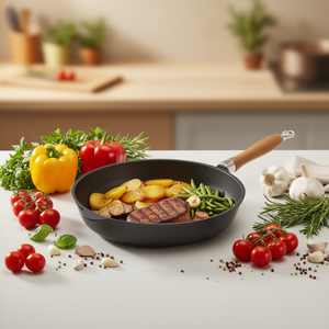 KARL KRGER Frying <b>Pan</b> Rustica Series 28 Cm Non Stick Cooking <b>Pan</b> For Meat And Vegetables - Product Image 3