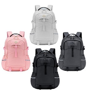 Unisex <b>Backpack</b> 20 Inches Large Capacity With Zipper Pocket For School Education Outdoor Hiking - Product Image 3
