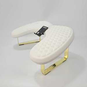 Nuevo Reposabrazos Circular de Cuero PU en Forma de U, Suave y Cómodo, con Soporte para Teléfono Móvil - Product Image 2