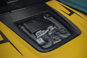 Couvercle d'admission d'air de moteur en fibre de carbone humide de style OEM pour Mercedes-Benz W205 C63 GLC63 W253 <span class=keywords><strong>AMG</strong></span> <span class=keywords><strong>GT</strong></span> Version <span class=keywords><strong>2</strong></span> <span class=keywords><strong>portes</strong></span> Pièces de carrosserie - Product Image 4