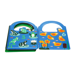 Manufacture Plastic Coated First Words Folding Book Educational ABC <strong>Letters</strong> Wholesale EVA PVC Baby <strong>Bath</strong> Book - Product Image 4