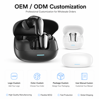 Auriculares Inalámbricos OEM ODM 6.0 ANC con Cancelación de Ruido, Auriculares Intrauditivos TWS para Venta al por Mayor