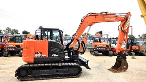 Excavatrice Hitachi ZX85 d'occasion de haute qualité, 9 tonnes, sur chenilles, importée du Japon, fiable et économique, avec brise-roche, certifiée CE - Product Image 2