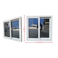 Fenêtres coulissantes anti-ouragan, design horizontal moderne, verre Low-E, moustiquaire magnétique, étanches pour zones côtières