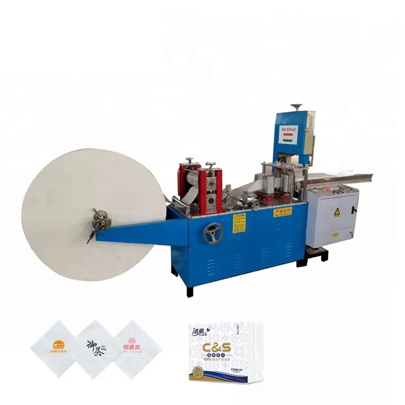 Hot sale automatic napkin paper making machine napkin paper machine manufacturer with small business