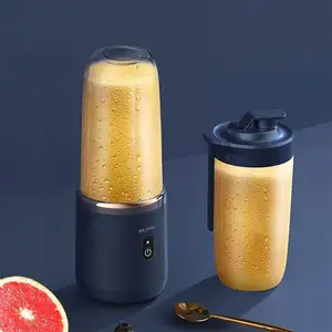 2024 Hot Selling Home Use Portable 400Ml Usb Electric 6-Blade Juicer Mini Blender With Double Cups