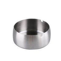 Asbak Stainless Steel Grosir Langsung dari Pabrik untuk Rumah, Hotel, Warnet, KTV; Hadiah Kreatif Tahan Angin dan Tahan Jatuh