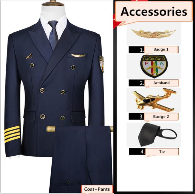 Coat 1+Pants+4 accessories