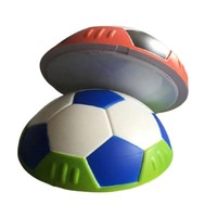 Balle anti-stress semi-sphérique en mousse PU avec logo personnalisé, anti-pression, pour événement promotionnel, livraison directe d'usine, expédition rapide