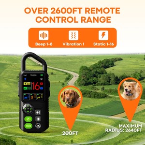 Wireless Plastic GPS <strong>Dog</strong> Fence <strong>Training</strong> <strong>Collar</strong> with IPX7 Waterproof Supports 3 <strong>Dogs</strong> for Outdoor Use - Product Image 4