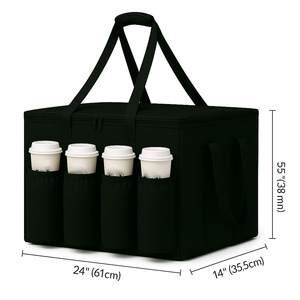 Bolsa Térmica para Entrega de Pizza, Resistente y Aislada, con Portavasos para Servicios de Catering - Product Image 6