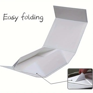 Foldable Magnetic Suction Packaging Box Small Business Supplies UV Advantage Foil Wedding Decorations Reception Made Paper - Product Image 5