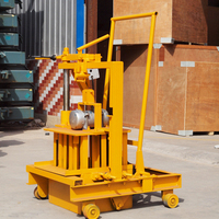 Machine Manuelle QT 40-3C de Briques de Terre Comprimée pour le Marché Africain, Année 2019, à Vendre pour Gagner de l'Argent à Domicile