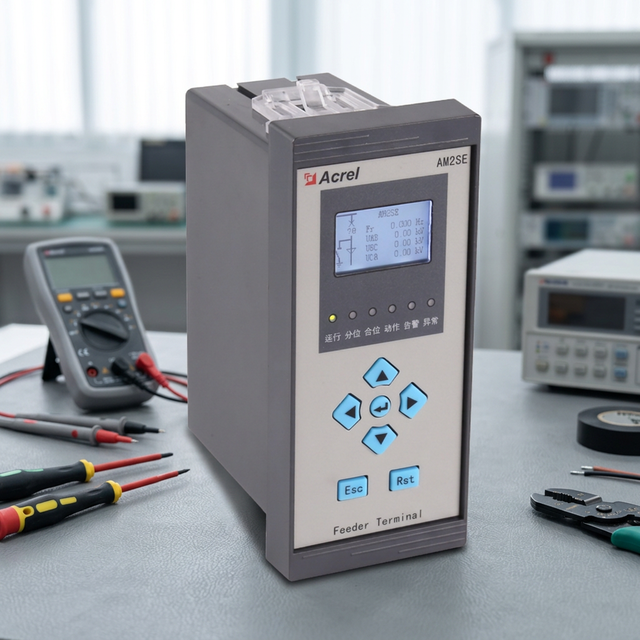 ANSI AC/DC 110V 220V protection Relay Anti Islanding Feeder protection for 20kv Medium Voltage Distribution Systems Acrel
