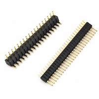 Connecteur à broches CMS personnalisé pas de 2,54 mm 16 broches et connecteur à câble plat pas de 1,27 mm avec connecteur à broches pas de 1 mm pour PCB