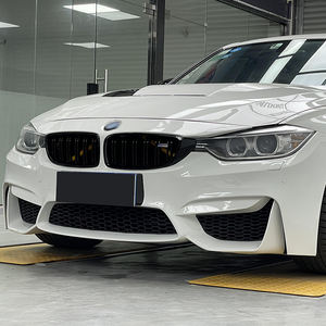 M3 tarzı geniş BMW için gövde kiti F30 M3 vücut kiti 2013-2018 yan etekler egzoz borusu kaput çamurluk Grille bmw f30 geniş bodykit - Product Image 3