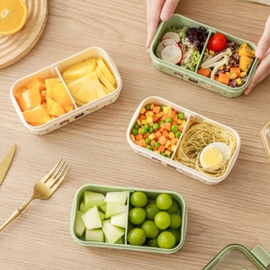 Microwave <b>Food</b> Grade <b>Plastic</b> <b>Plastic</b> Storage <b>Container</b> Recyclable Bento Box Kids Lunch Box Fresh Snack Box - Product Image 1
