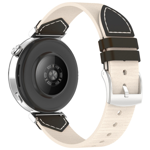 <span class=keywords><strong>Bracelet</strong></span> de <span class=keywords><strong>montre</strong></span> en nylon et <span class=keywords><strong>tissu</strong></span> denim 18 mm pour femmes et hommes, compatible Huawei GT5 GT4 41 mm, <span class=keywords><strong>bracelet</strong></span> de luxe respirant et personnalisé - Product Image 5