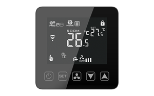 Bobina DE VENTILADOR DE INSTALACIÓN plana Diseño moderno más vendido Pantalla de ahorro de energía y protección del medio ambiente Termostato programable - Product Image 6