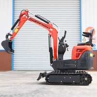 Livraison gratuite, excavatrice 1,5 tonne, 1 tonne, mini pelle hydraulique en gros en Chine, YFE10 YFE15