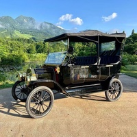 Nouveau Pick-up Électrique Rétro Vintage pour Visites Touristiques - Style Classique, Batterie 48V 150A, 60 Km/h, Capacité de Charge 500KG, Acier Q235B