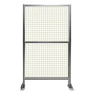Sistema de protección de máquina Valla de aislamiento de malla de alambre de perfil de aluminio para Taller/almacén/robot - Product Image 4