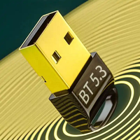 Vente en gros de clés USB BT, mini clés USB BT5.3, adaptateur émetteur pour ordinateur portable, souris, clavier