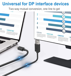 Cable DP 2.1 a Mini DP Macho a Macho, Cable de Datos y Video DisplayPort 8K 120Hz para Monitor, Proyector, Laptop - Product Image 4
