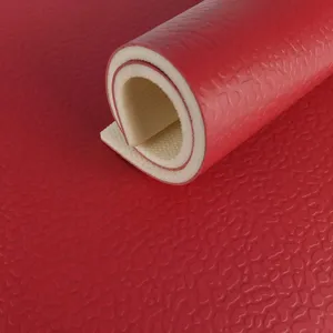 Palazzetti sportivi antiscivolo 2mm PVC S tappetino da pavimento in PVC rotola da pavimento in PVC rotoli di lusso omogeneo