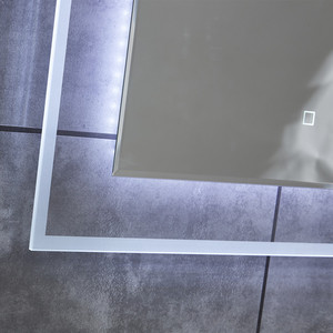 Modern Style Customizable LED Bathroom <strong>Mirror</strong> Rectangle IP44 Rating <strong>Smart</strong> <strong>Mirror</strong> with Lights for Hotels - Product Image 3