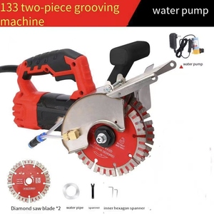 Nouvelle machine de découpe électrique, machine à rainurer le béton, double lame de scie, machine de découpe de métal sans poussière - Product Image 4