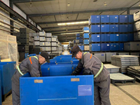 Caisses de rangement pliables réutilisables personnalisables 1200*1000*1050 mm, boîte à palettes en plastique adaptée à la logistique et à l'entreposage