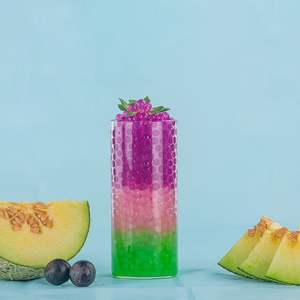 1,3 kg jalea de manzana verde Konjac forma redonda con sabor a fruta <span class=keywords><strong>Bobba</strong></span> para perlas té en polvo - Product Image 4