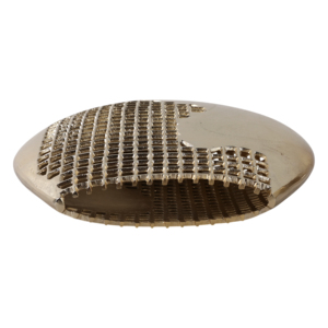 Vaso rotondo in metallo con rete parziale, moderno, per decorazioni domestiche, vaso per fiori per soggiorno, camera da letto, ufficio, decorazioni da tavolo - Product Image 6