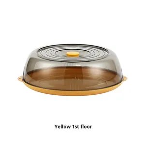 Cubierta de Plástico Aislante para Alimentos, Estante de Almacenamiento Multicapa, Diseño a Prueba de Polvo e Insectos, Uso Doméstico Sostenible - Product Image 6