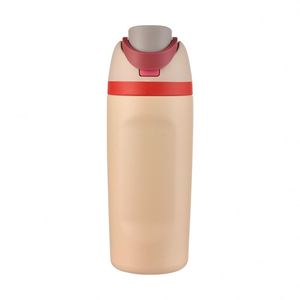 Botella de Agua Deportiva Personalizada, Libre de BPA, Aislada al Vacío, Ecológica, de Acero Inoxidable, de 16 oz, con Pajita, para Viajes y Automóvil - Product Image 4