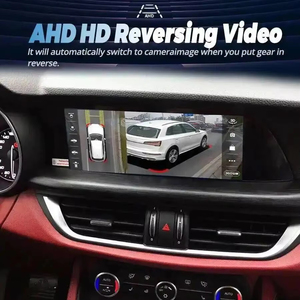 วิทยุติดรถยนต์ Qualcomm Android Carplay สำหรับ Alfa Romeo Giulia Stelvio ปี 2016-2021 เครื่องเล่นมัลติมีเดีย บลูทูธ 4G GPS ระบบนำทาง สเตอริโอ - Product Image 2