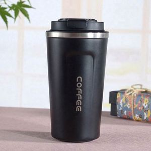 Gobelet isotherme portable pour voiture en acier inoxydable 304, écologique, avec logo personnalisé, tasse à café isolée, température intelligente LED - Product Image 4