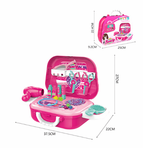 24 pièces petits enfants <span class=keywords><strong>valise</strong></span> maquillage beauté jouet maquillage ensemble pour les filles - Product Image 6