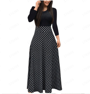 Nuovi Arrivi di Design Popolare: Abiti Lunghi Eleganti da Donna con Stampa e Maniche Lunghe per Serate Casual - Product Image 6