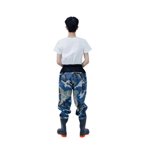 Pantalons de pêche unisexes imperméables en nylon PVC 3D populaires, confortables, <span class=keywords><strong>grande</strong></span> taille, respirants pour la pêche à la mouche - Product Image 3