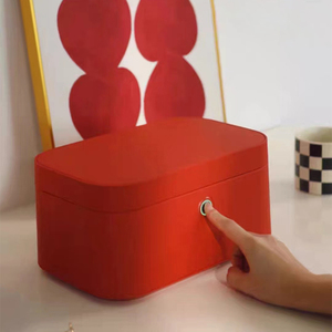 Biểu Tượng Tùy Chỉnh Độ Bóng Cao Phun Vân Tay Mở Khóa Đồ Trang Sức Trường Hợp Tổ Chức Hộp Đa Chức Năng Nhựa Hình Chữ Nhật Sơn Mài Kỹ Thuật - Product Image 4