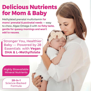 Suplementos Multivitamínicos para Maternidad y Lactancia, Gomitas Multivitamínicas Prenatales con Calcio y Vitamina D para un Embarazo Saludable - Product Image 3