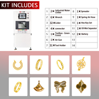 Machine de gravure et de fraisage CNC à 7 axes de haute précision G7-300 Micro Seven Axis avec broche de 2,5 kW pour bijoux