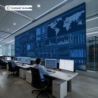 Pantalla de Video LED Micro COB P0.78 P0.9 P1.2 P1.5 de Canbest DM para Sala de Monitoreo de Centros Financieros y Visualización de Datos